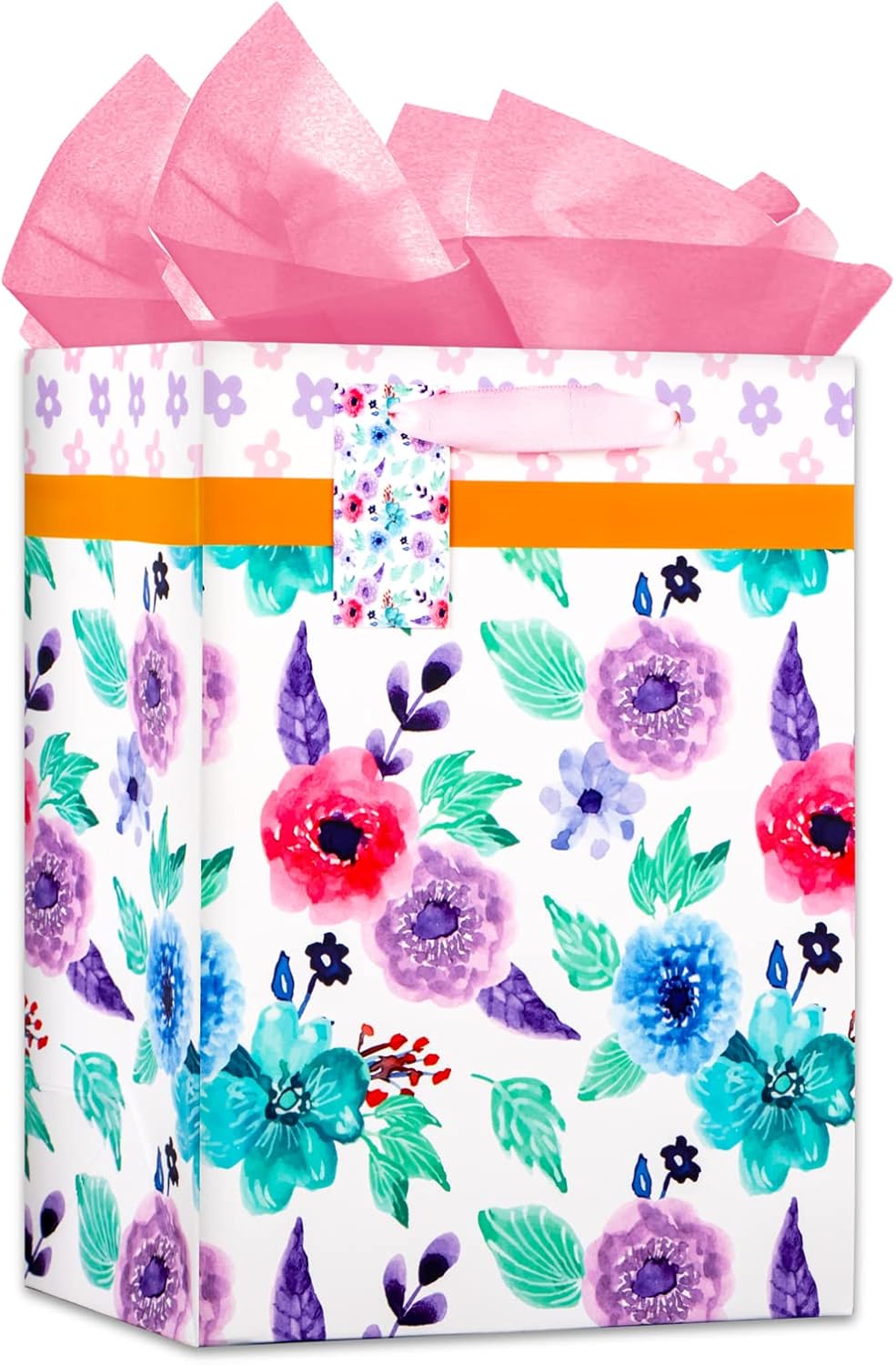WaaHome Flower Gift Bag with Tissue Paper and Handle – Happy Moth