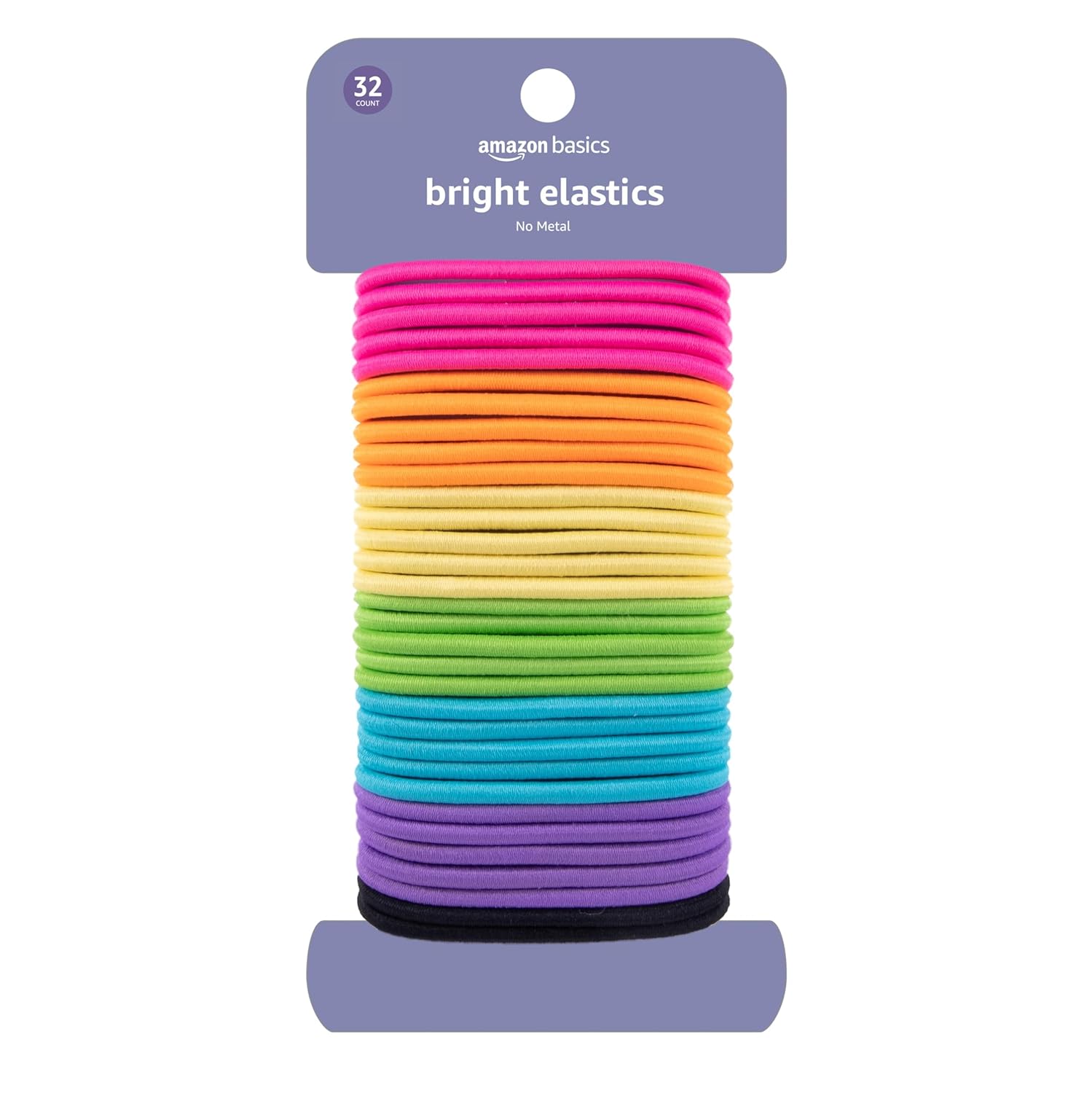 Amazon Basics Hair Ties 32-Pack Only