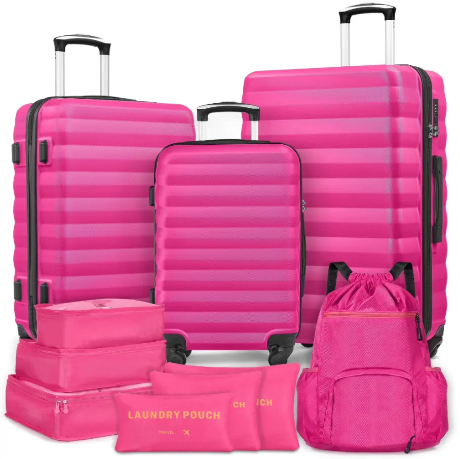 Gowill 10 Piece Hardside Luggage Set Deal: Save $99.01 at Walmart