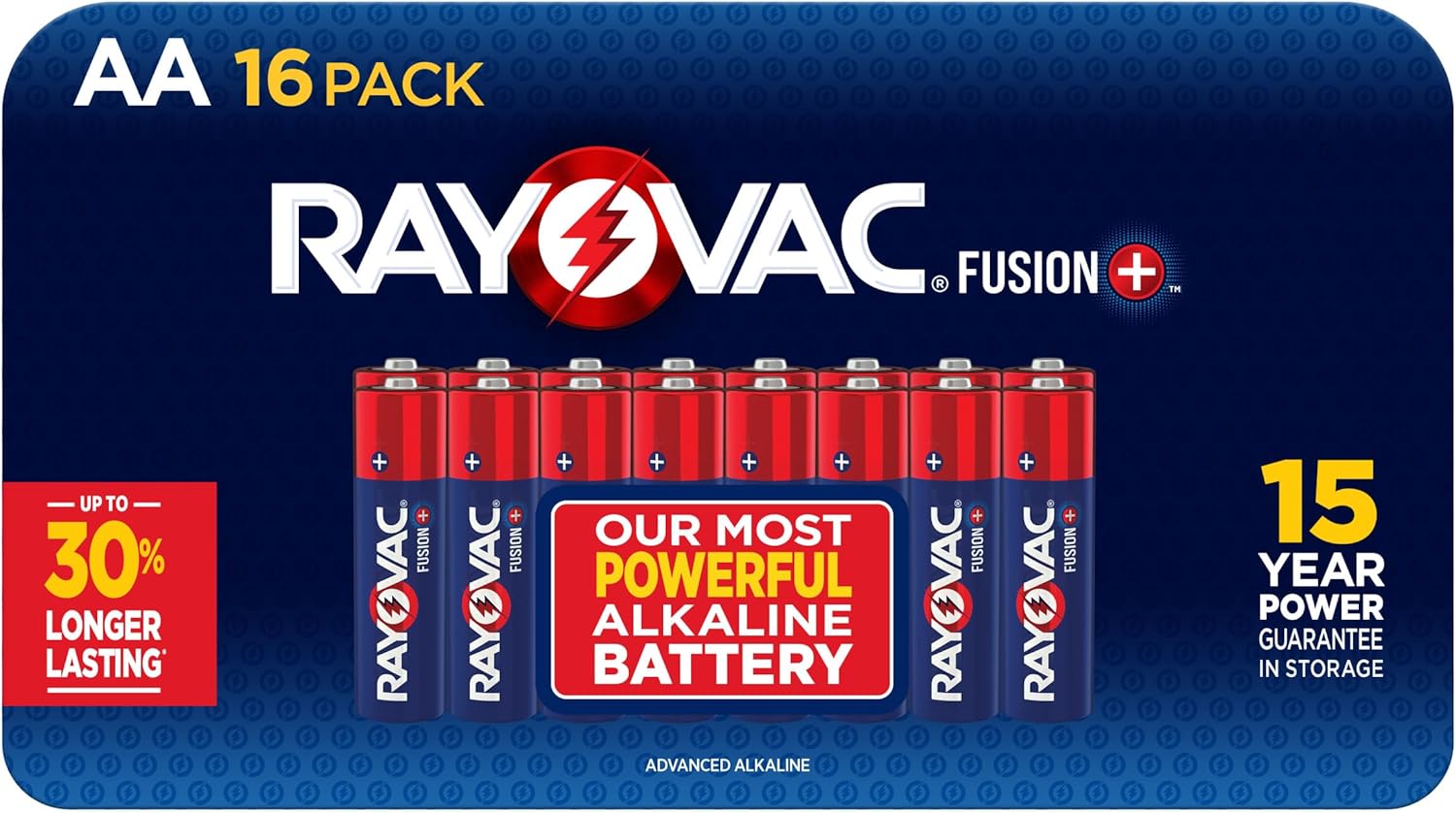 Rayovac Fusion AA Batteries (16 Pack) just $6.99 at Amazon