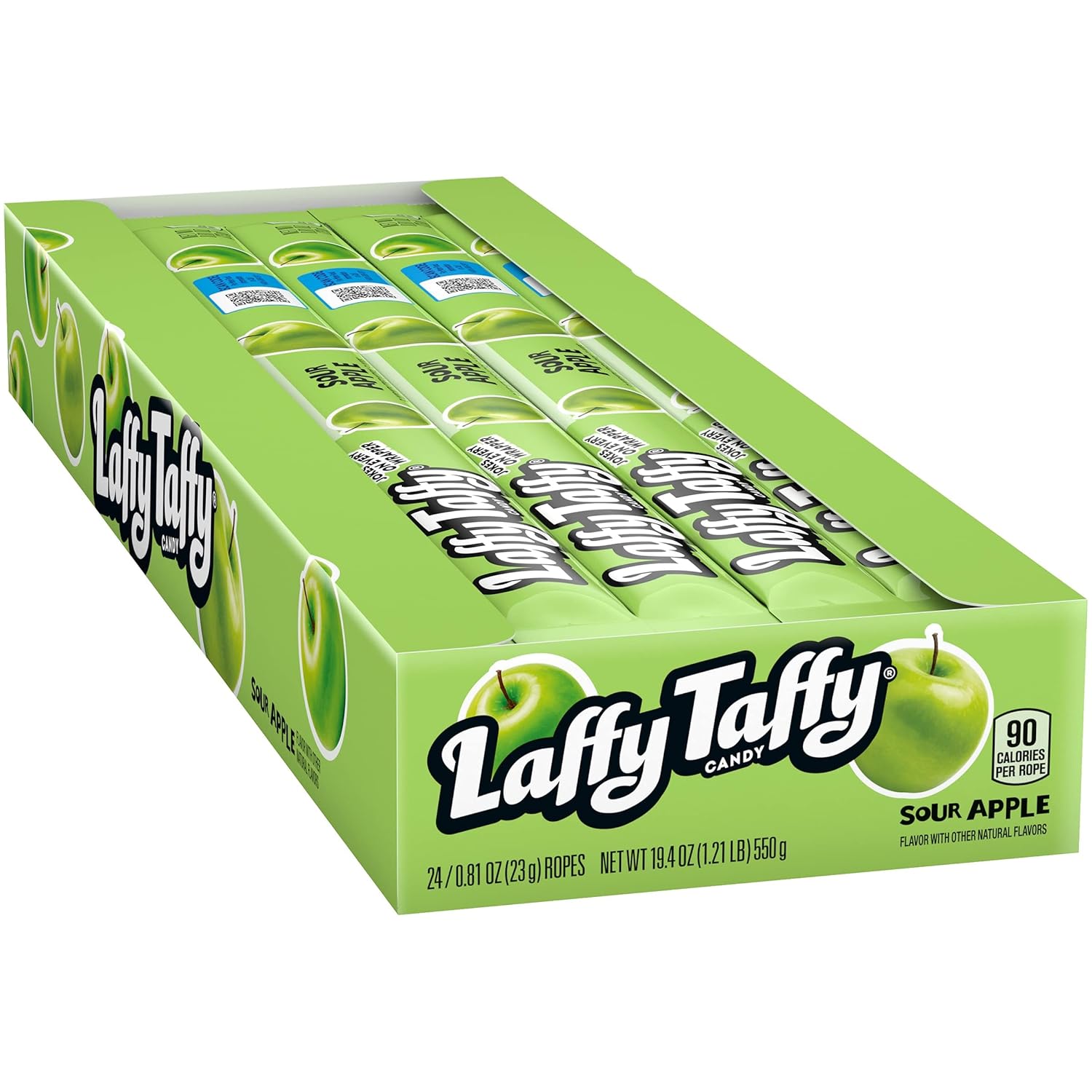 Laffy Taffy Sour Apple Rope Candy 24-Pack Only