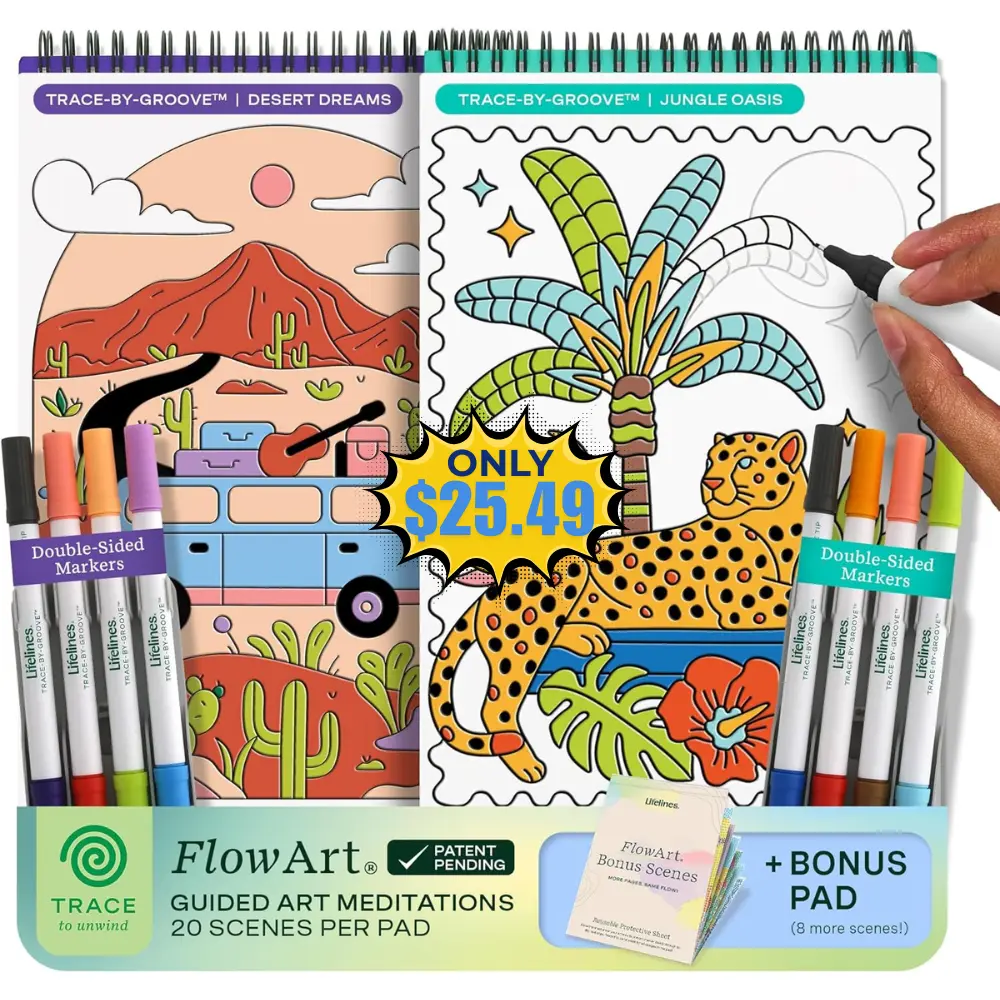 Lifelines FlowArt Activity Pads 2-Pack Deal: Save 15%