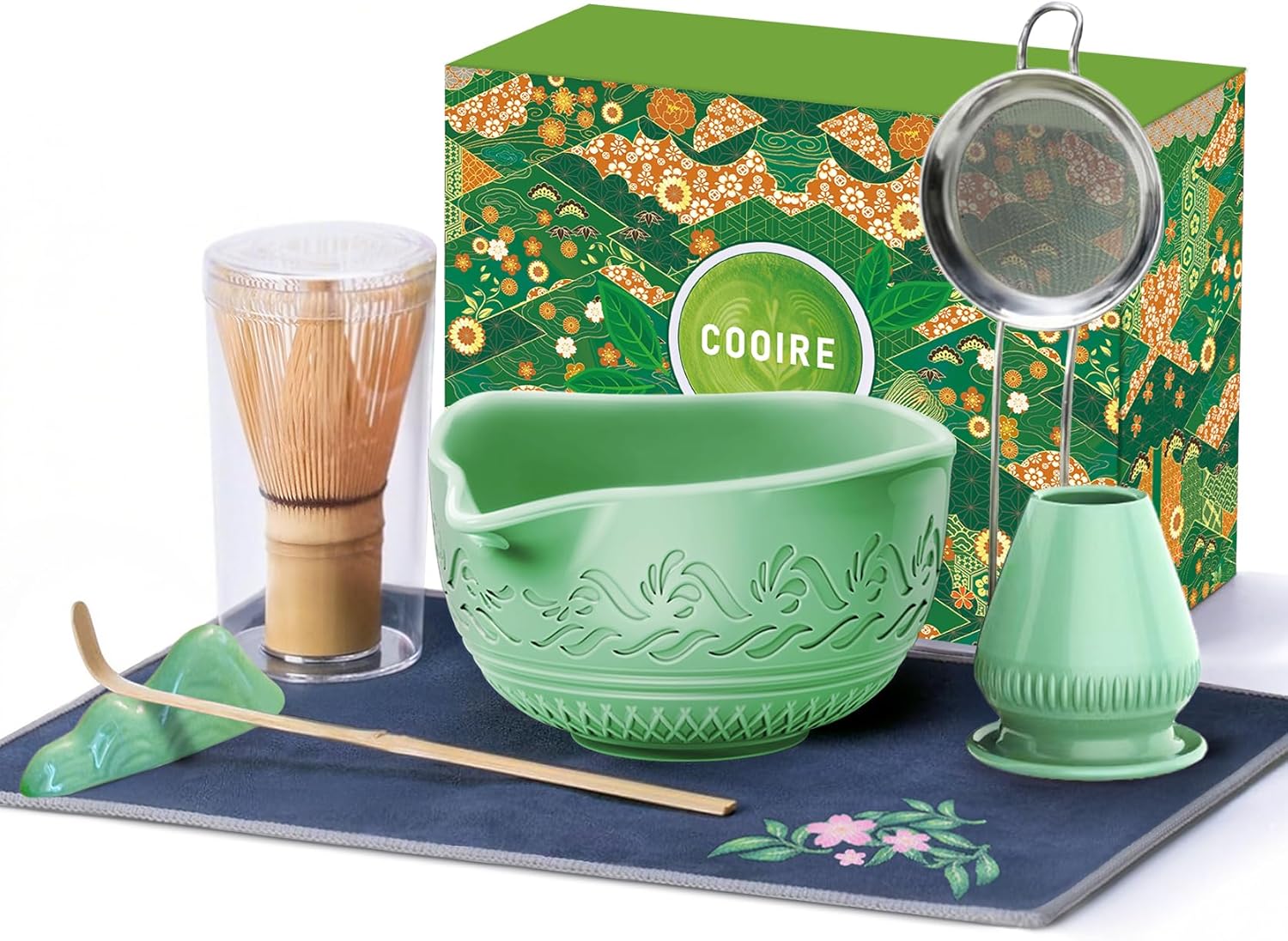 8-Piece Ceramic Matcha Whisk Kit deal at Amazon