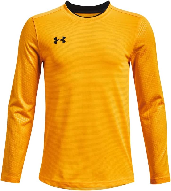 Under Armour Boys Wall Goalkeeper Jersey, Steeltown Gold (75 deal at Amazon