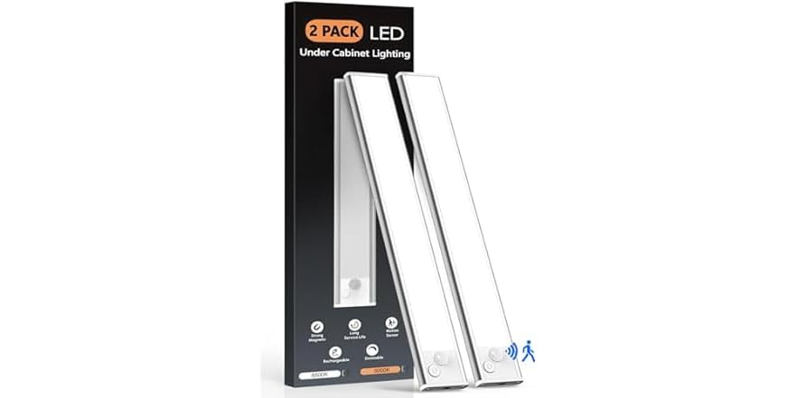 Verron 2-Pack 10in Under Cabinet Lighting just $19.99 at Woot