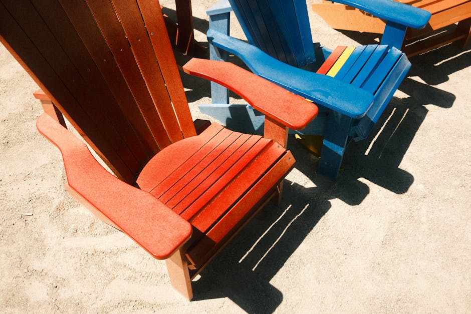 Stacking Patio Chairs on Sale! Adirondack Chairs Just