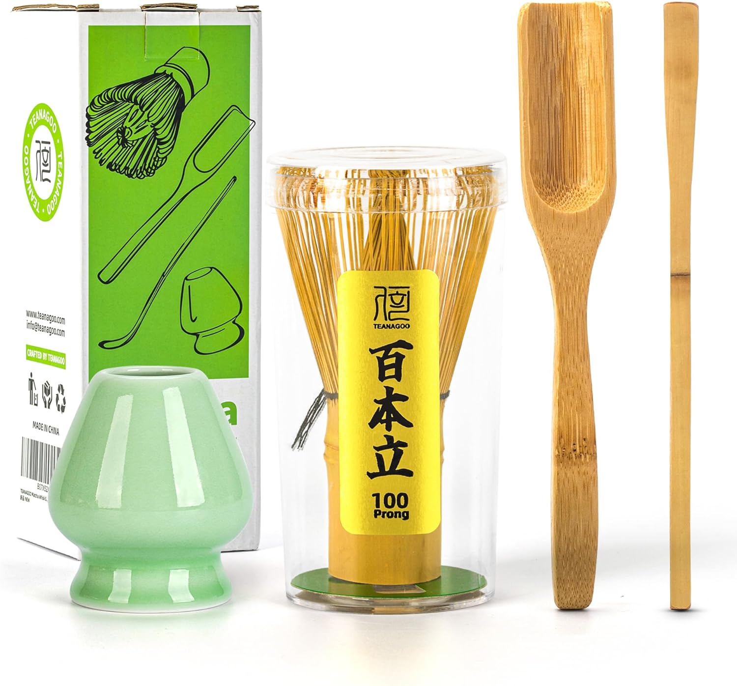 TEANAGOO Matcha Whisk Set, Bamboo Matcha Whisk deal at Amazon