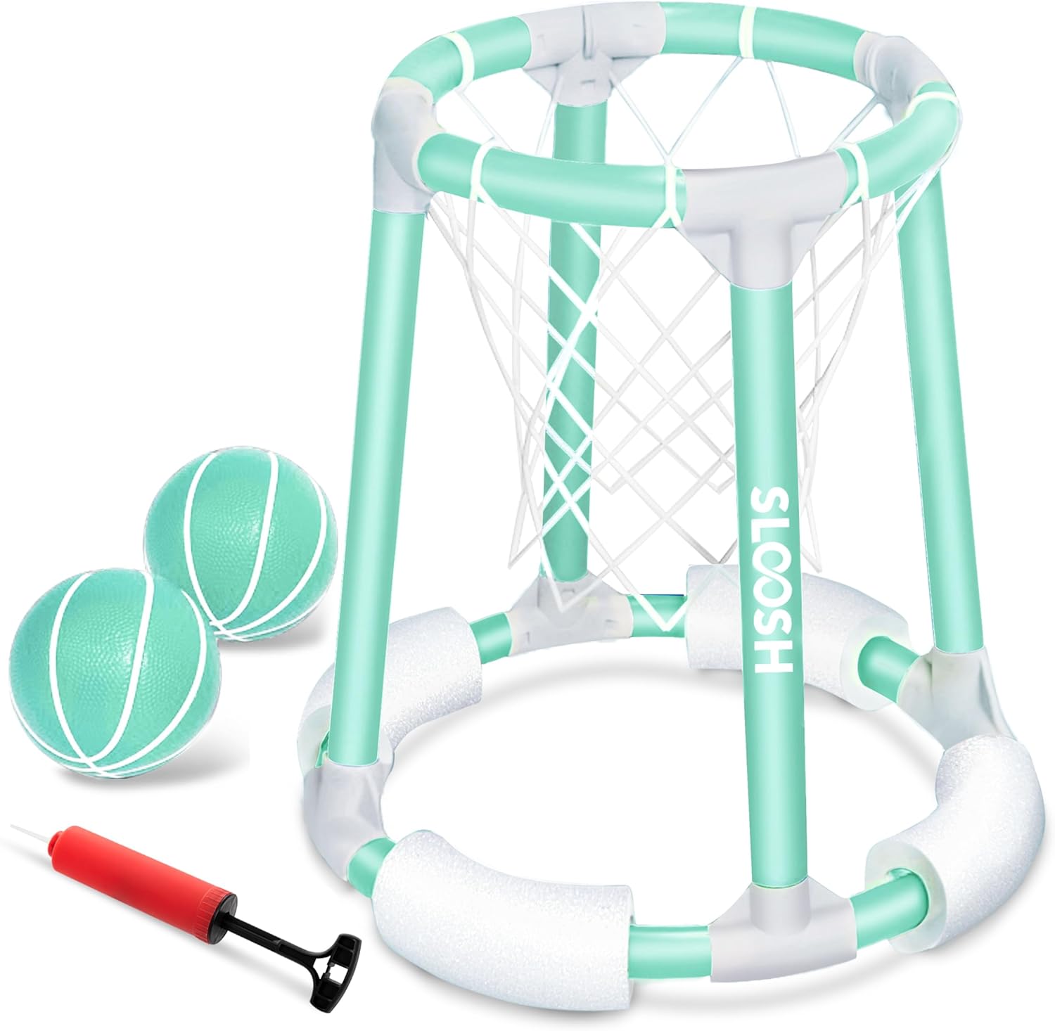 Sloosh Pool Basketball Hoop Toys, Floating Basketball Pool G deal at Amazon