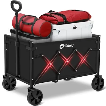 Sekey Foldable Utility Wagon Cart deal at Amazon
