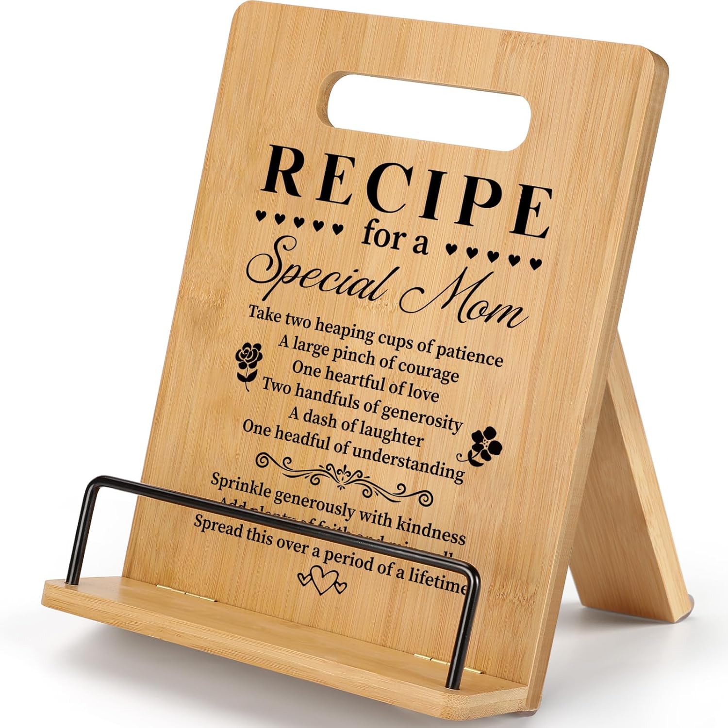 Mothers Day Birthday Gifts for Mom Cookbook Stand, Mom Birth deal at Amazon