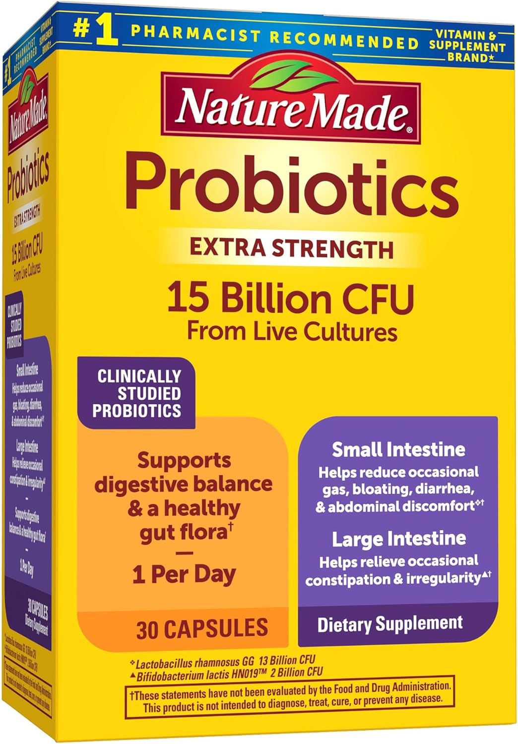 Nature Made Probiotics for Digestive Health Extra Strength 1 deal at Amazon