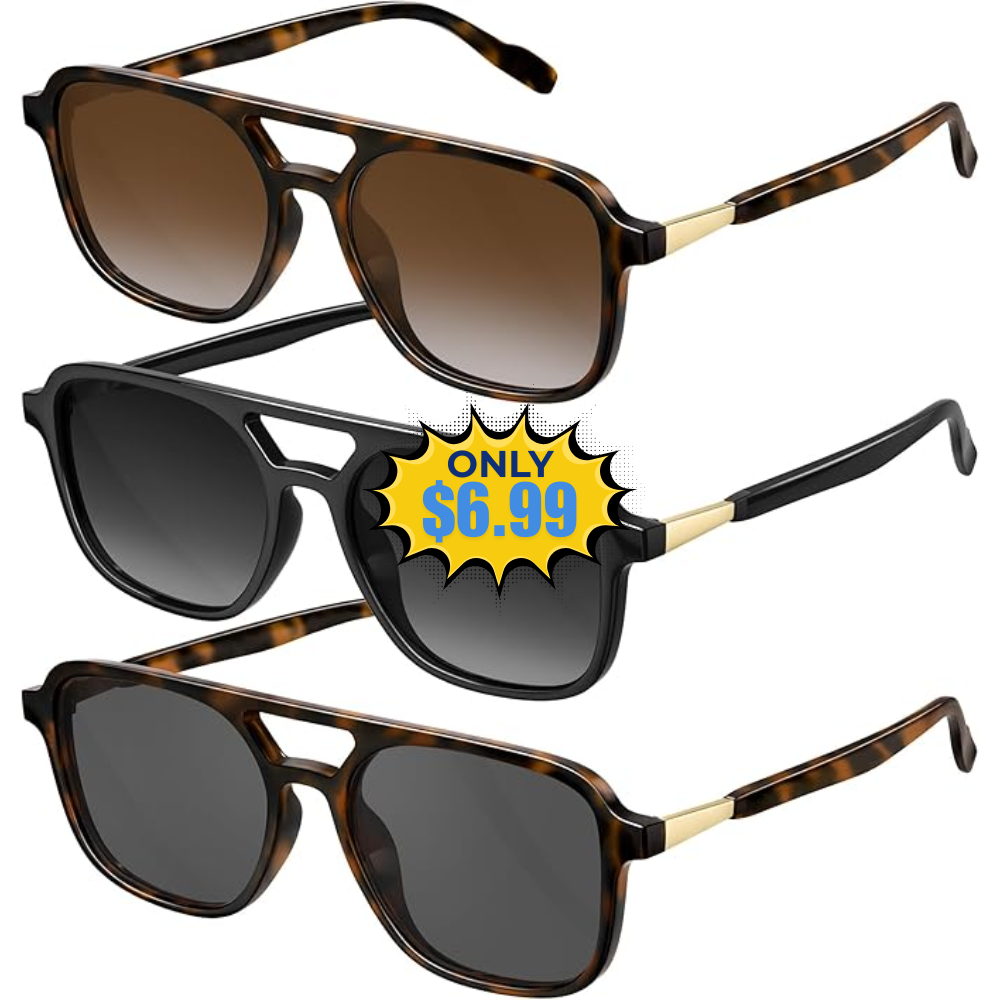 Retro Aviator Sunglasses Deal: Save 36%