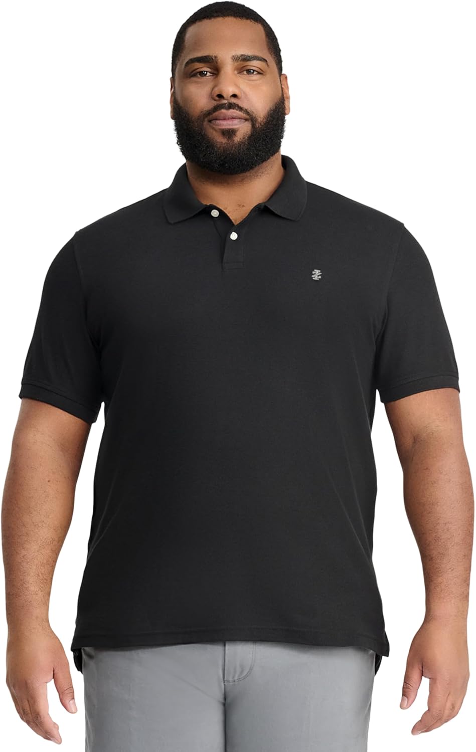 IZOD Men's Big and Tall Advantage Performance Solid Polo, Bl deal at Amazon