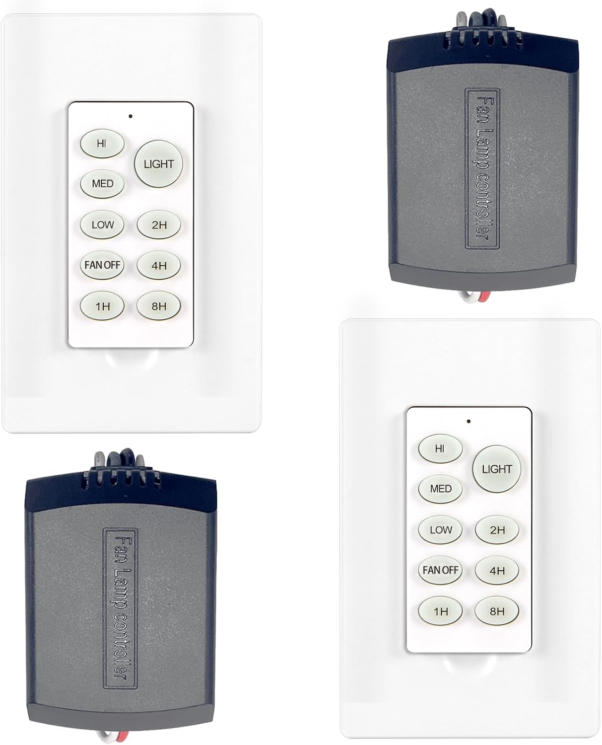 RICCOR Ceiling Fan Remote Control Dimmable Replace for Hampt deal at Amazon