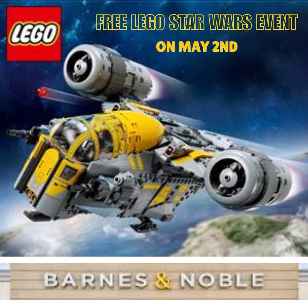 Join the FREE LEGO Star Wars Event at Barnes & Noble on May 2nd