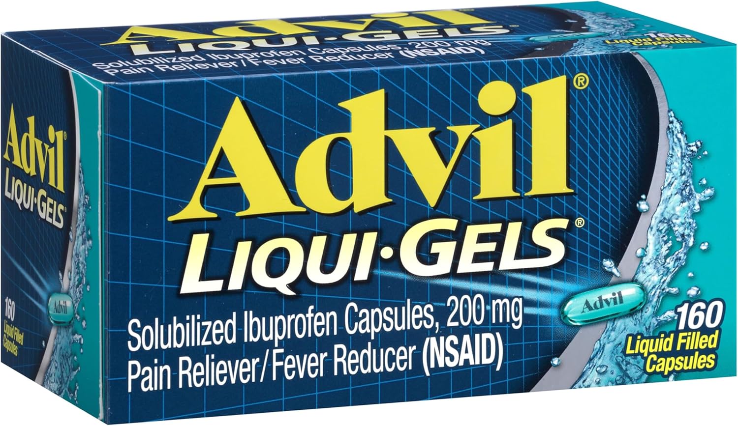 Advil Liqui-Gels Pain Reliever and Fever Reducer 160ct as low as