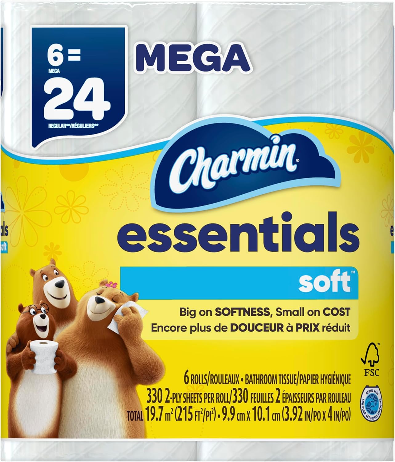 Charmin Toilet Paper 6 Mega Rolls deal at Amazon