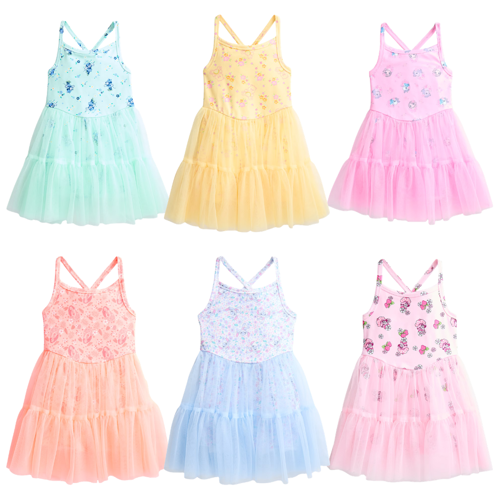 Toddler Girls’ Sleeveless Romper with Tulle Skirt for ONLY $12.98 at Walmart