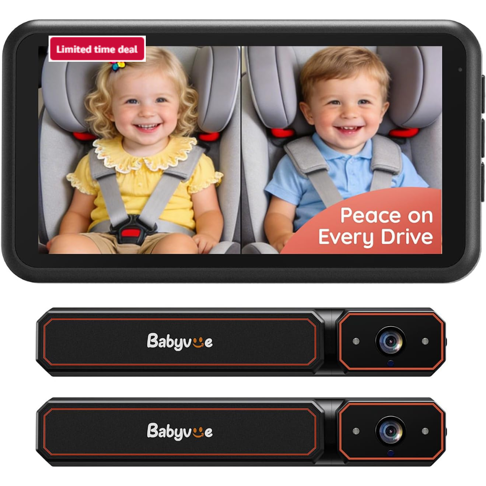 Babyvue Wireless Dual Car Camera Baby Monitor Deal: Save 15%