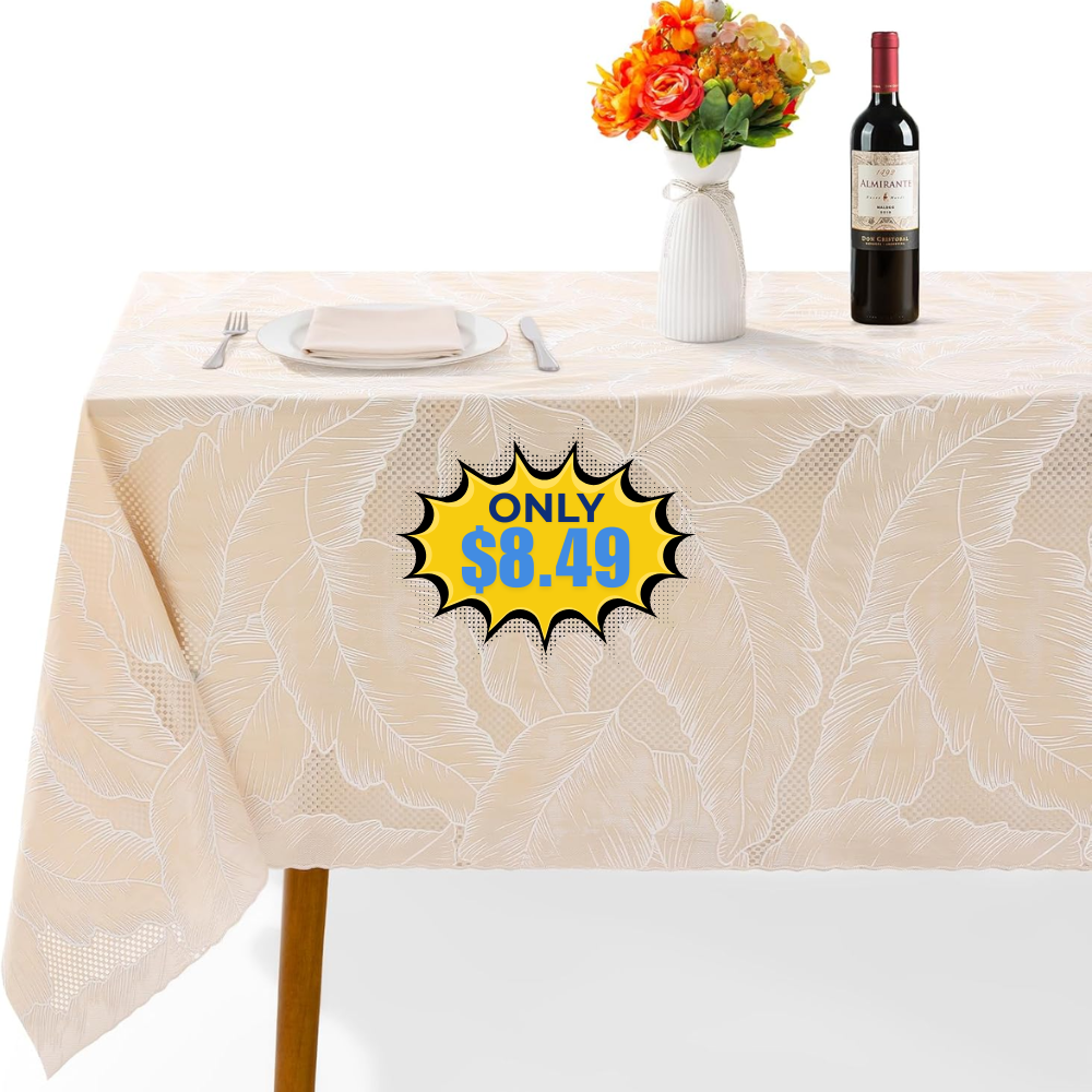 Waterproof Vinyl Table Cloth Deal: Save 15%
