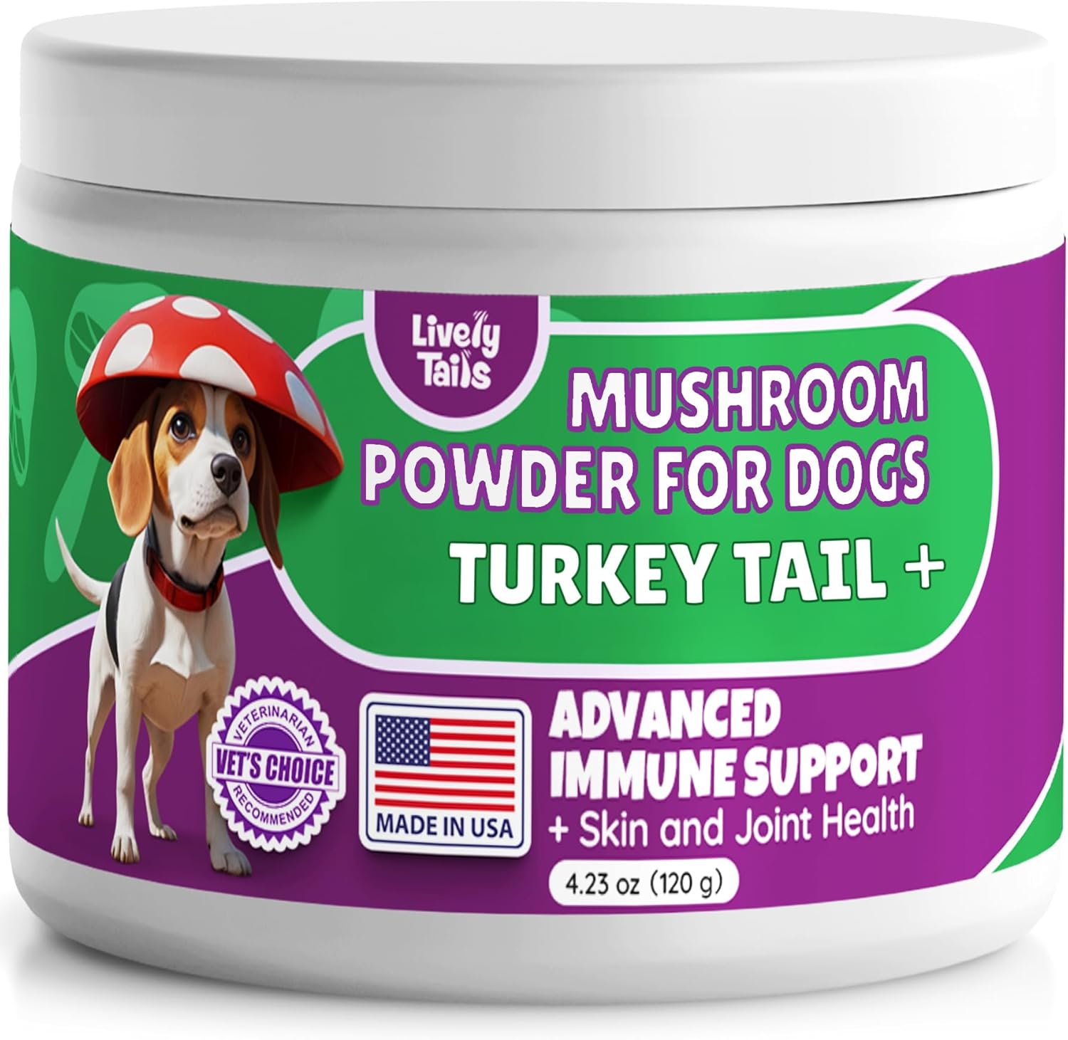 All-Natural Mushroom Powder for Dogs for Immunity, Cognition deal at Amazon