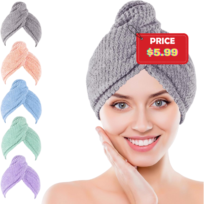 5-Pack Towel Wraps Deal: Save 25%