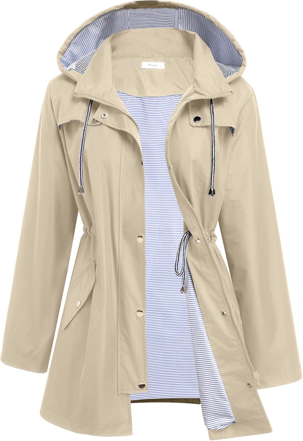 Hount Women Raincoat Lightweight Active Wear Quick-drying Coats C