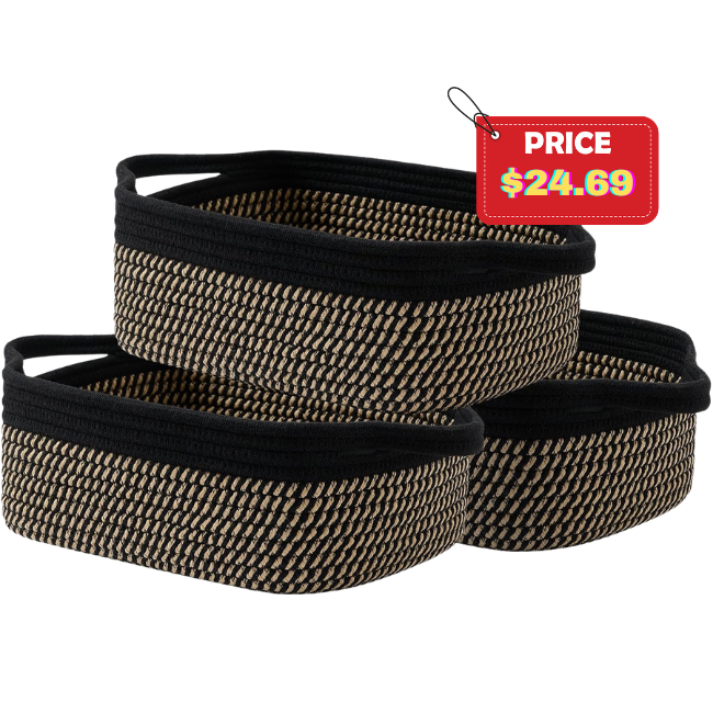 Small Woven Basket Deal: Save 12%