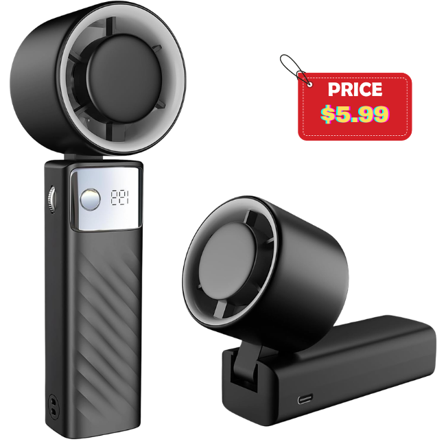 Foldable Mini Fan Deal: Save 40%