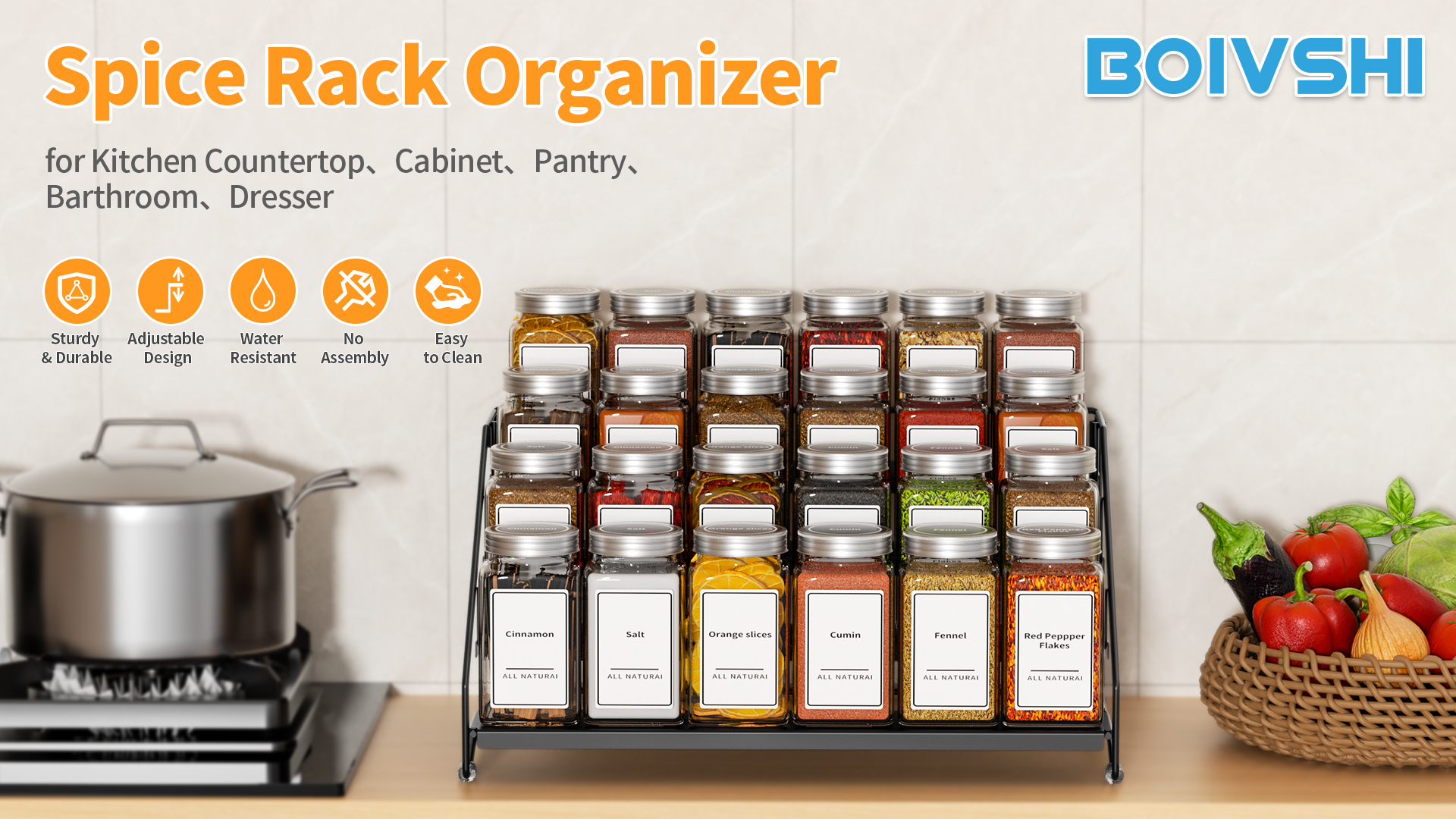 Spice Rack Organizer Deal at Walmart: Only $19.97