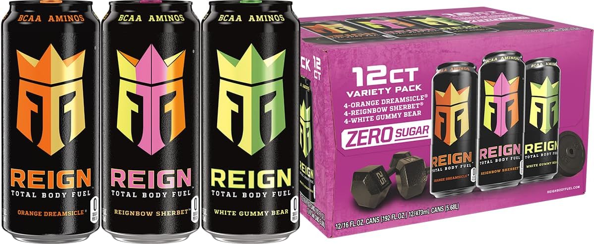 REIGN Total Body Fuel Variety Pack, Orange Dreamsicle, Reignbow S