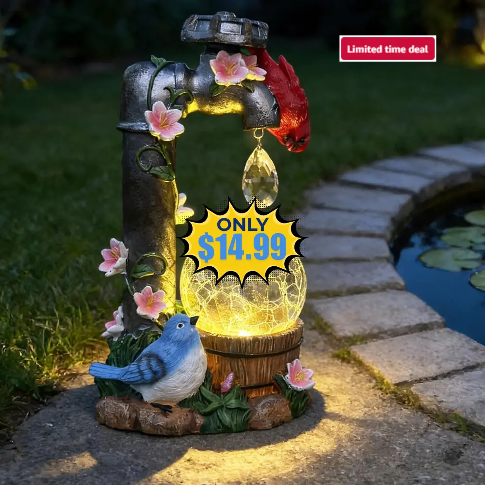 Solar Cardinal Garden Statue Decoration Deal: Save 50%