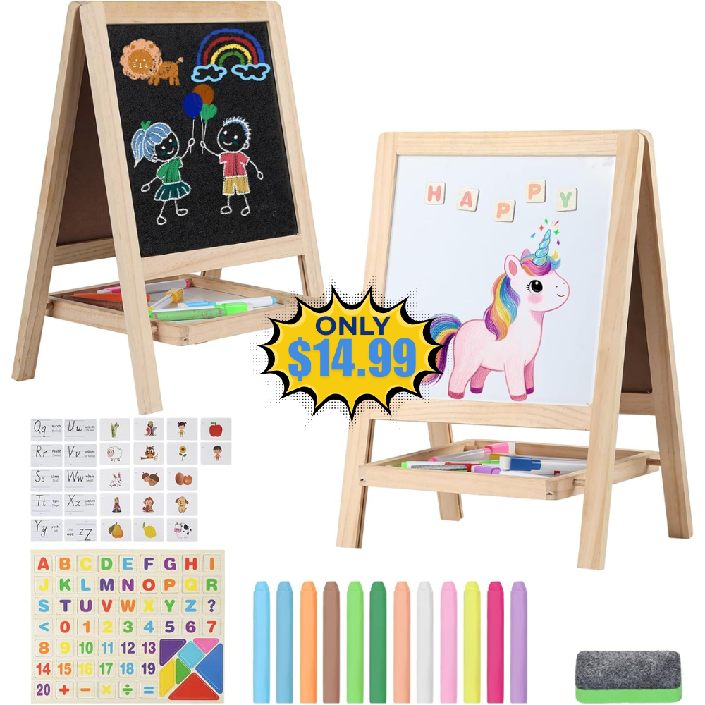 Tabletop Painting Wooden Art Easel Deal: Save with Promo Code