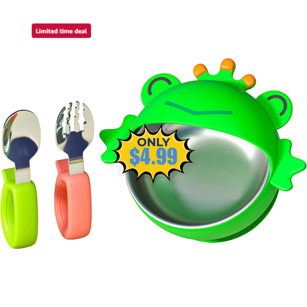 ENERGEVITY Suction Baby Bowls Set Deal: Save 50%