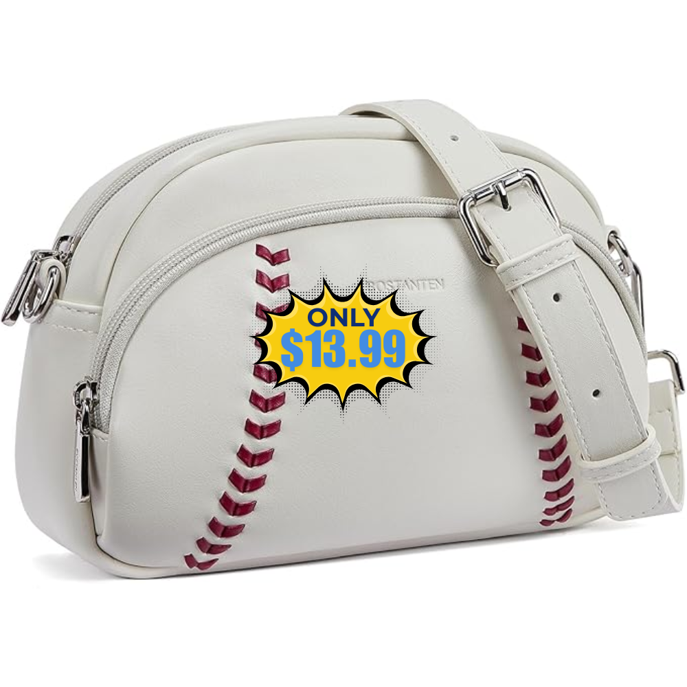 BOSTANTEN Baseball Crossbody Purses Deal: Save 53%
