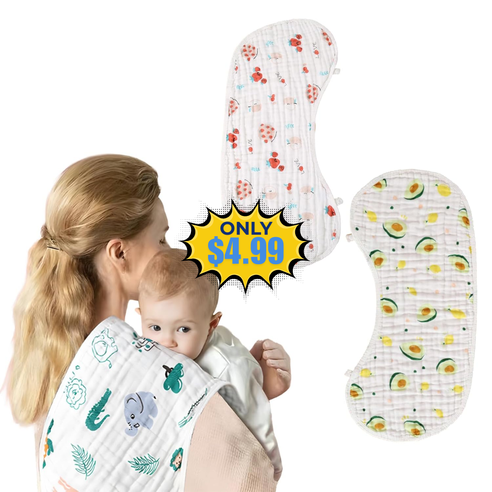 Muslin Baby Burp Cloths Deal: Save 50%