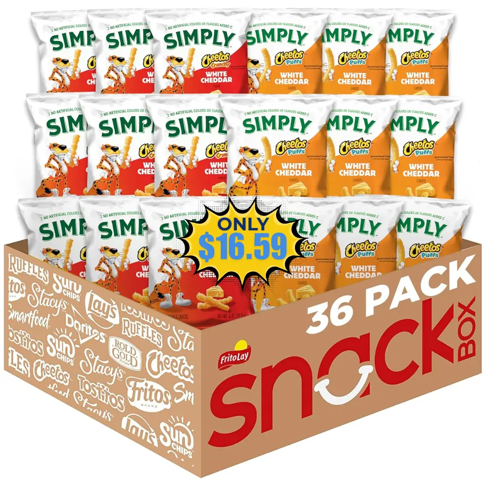 Simply, Cheetos White Cheddar Puffs Deal: Free at Amazon