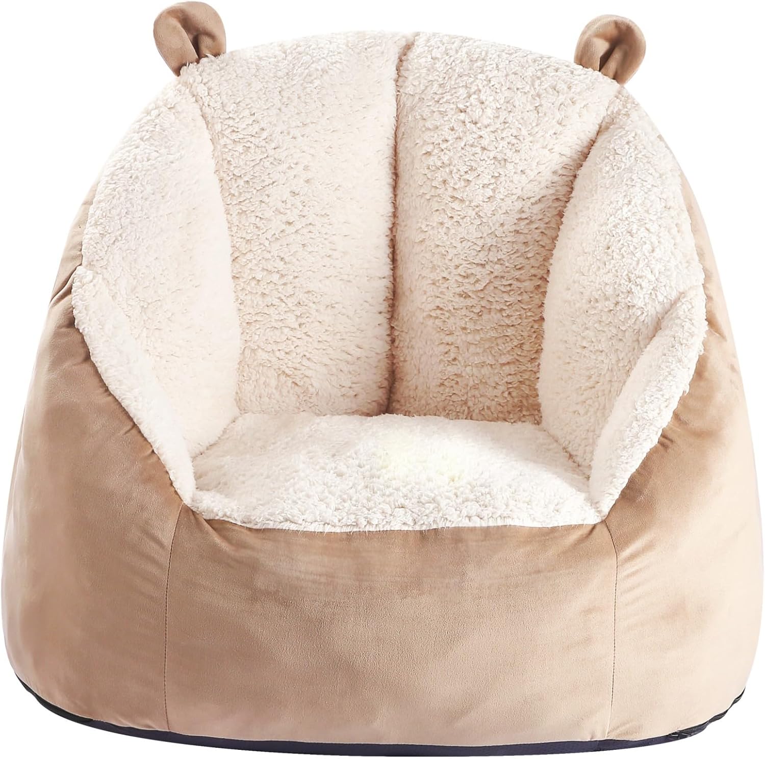 MOMCAYWEX Cute Soft Bean Bag Chair for Kids with Fluffy Bear deal at Amazon