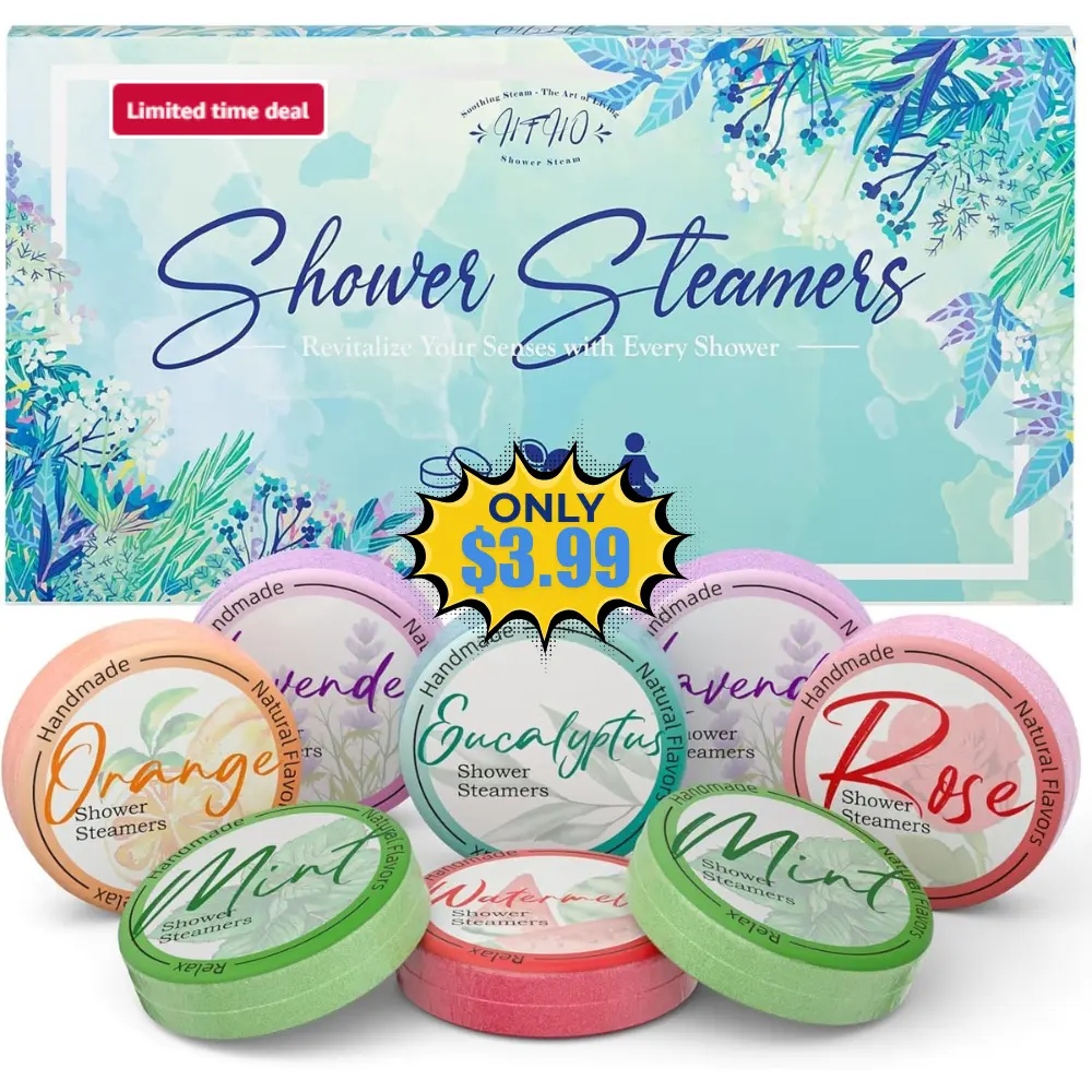 Shower Steamers Aromatherapy 8 Pack Deal: Save 50%