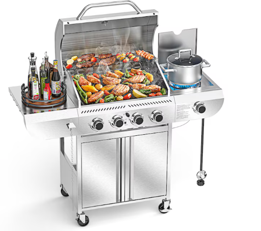 Lowe’s Patio & Garden Pick: COWSAR 4-Burner Liquid Propane Gas Gr