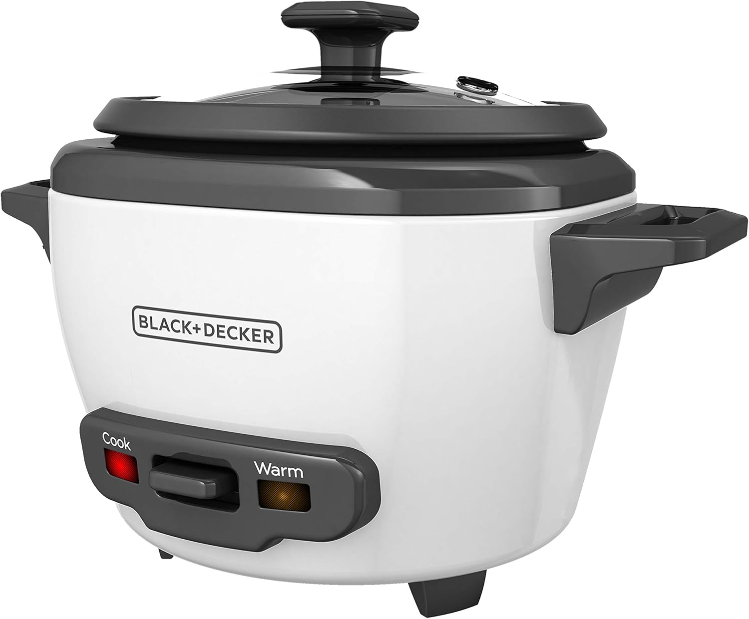 BLACK+DECKER 3-Cup Rice Cooker, RC503, 1.5-cup Uncooked Rice, Ste