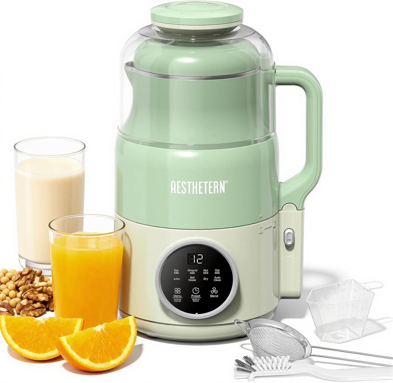 AESTHETERN Nut Milk Maker Machine, Soy Milk & Oat Milk Maker with