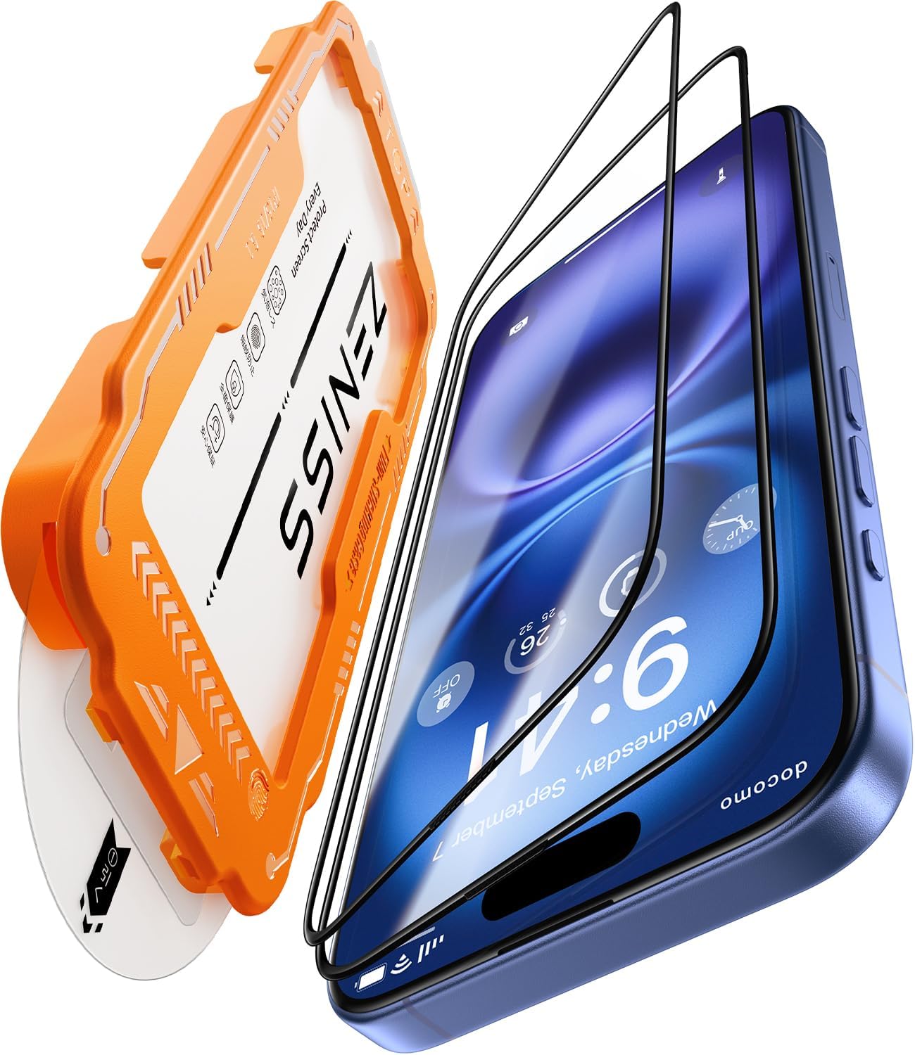 Zeniss NeverBreak 9H+ Hardness for iPhone 16 Screen Protector 12F