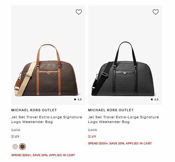 Jet Set Travel Bag Deal at Michael Kors: Save $349