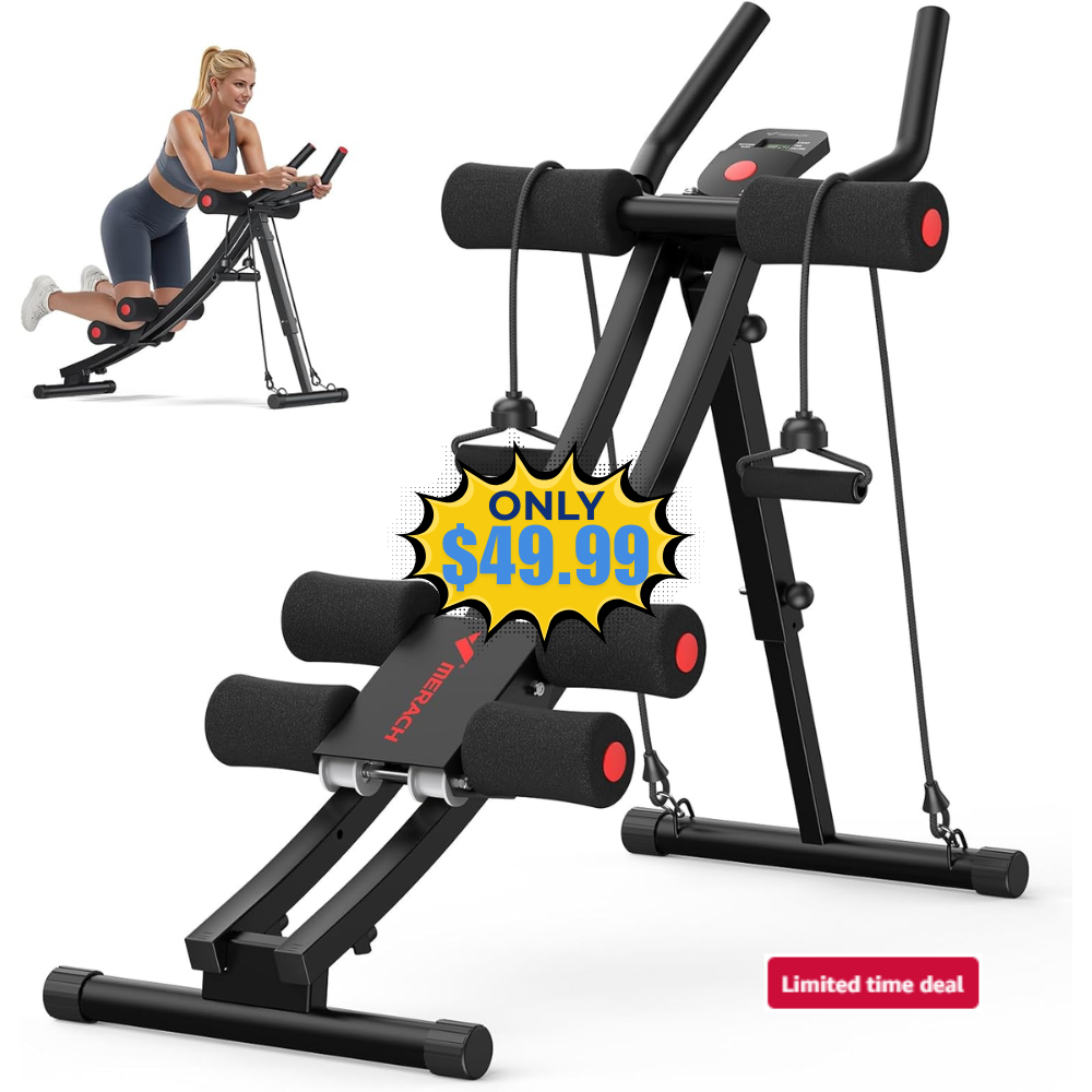 MERACH Dual Track Ab Machine Deal: Save 19%