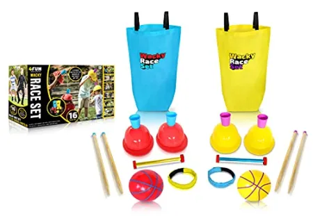 4FUN Wacky Race Set Outdoor Yard Game $12 at Amazon