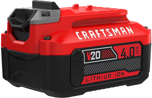 Lowe’s Home Pick: Craftsman V20 4.0 Ah Battery