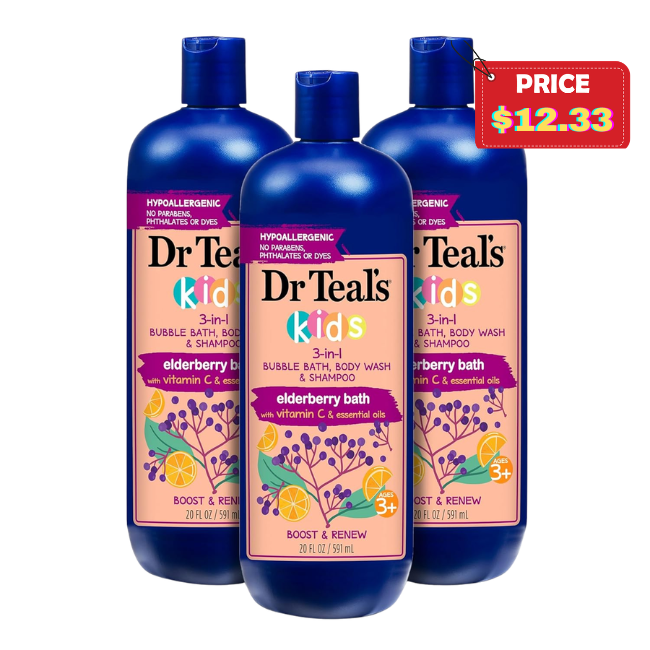 3-in-1 Bubble Bath, Body Wash & Shampoo Deal: Save 33%