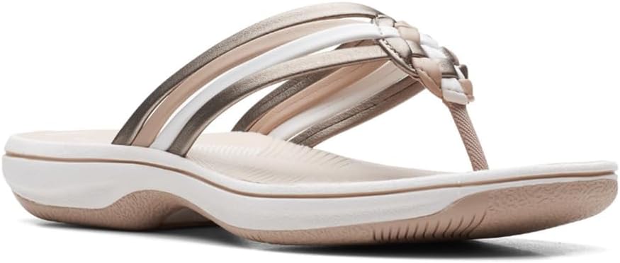 Clarks Breeze Coral , Metallic Combi, 6 Medium deal at Amazon