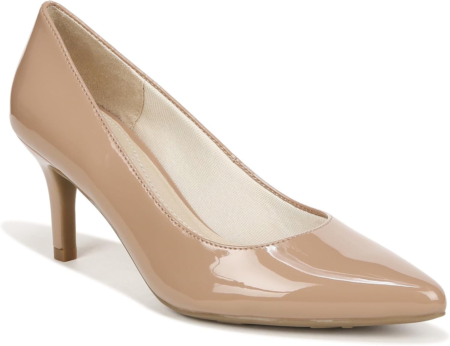 LifeStride Womens Sevyn Pump Desert Nude Patent 8 M